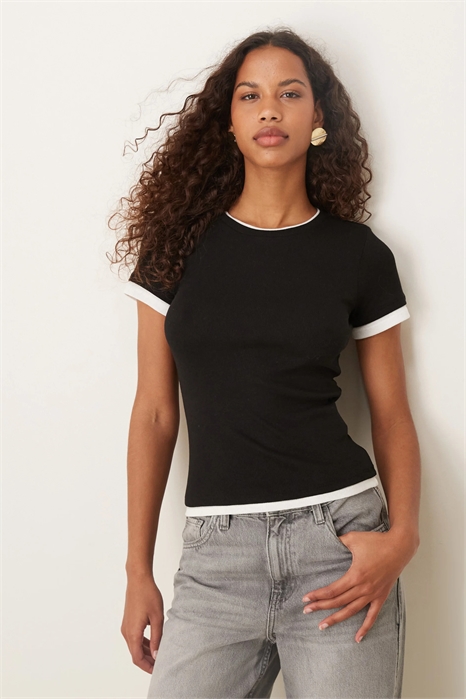 Двухслойная футболка с короткими рукавами артикул 152002086