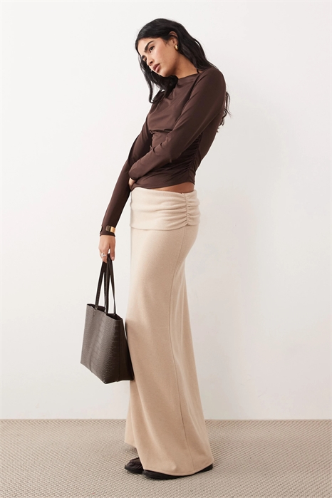 Макси-юбка с мягкой текстурой co-ord артикул 150366788