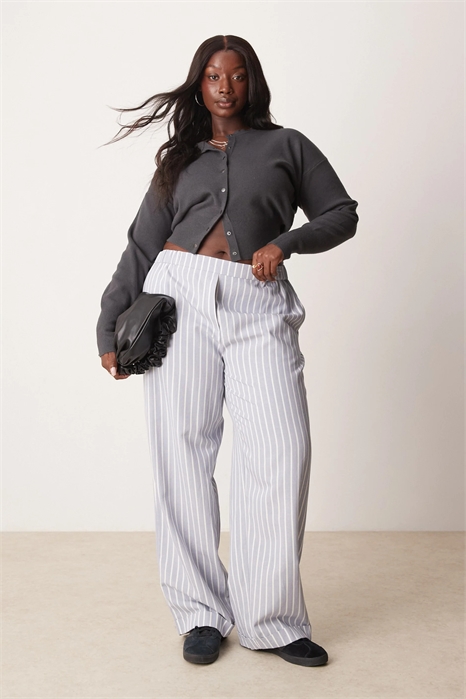 ASOS DESIGN — брюки с прямым кроем для полных артикул 140860388