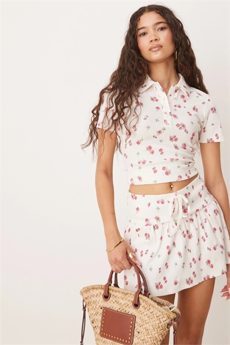 Поло с пуговицами co-ord артикул 146139230