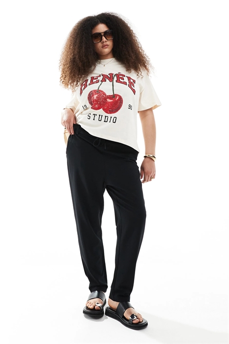 Брюки с прямыми брючинами артикул 120554602