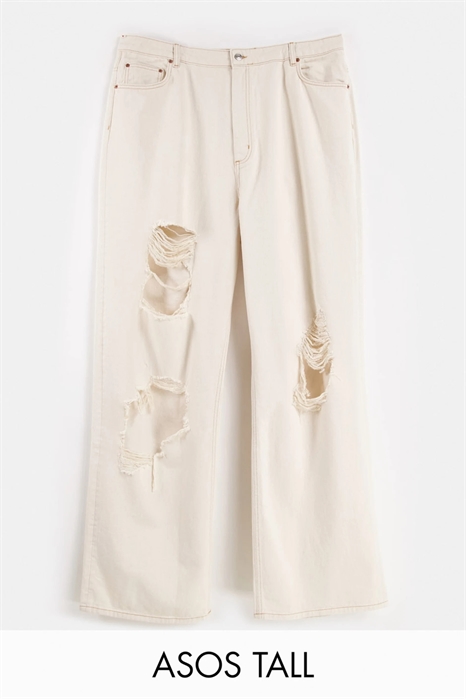 ASOS DESIGN Джинсы-папа с высокой талией и свободным кроем артикул 1962680