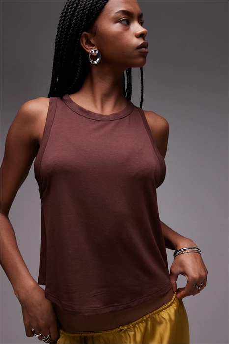 Мягкая свободная майка артикул 141036176