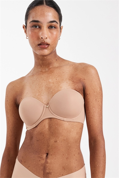 Формованный бюстгальтер с косточками и несколькими вариантами застежки артикул 148808961