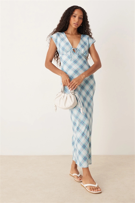 Макси-платье с косым кроем артикул 149760225