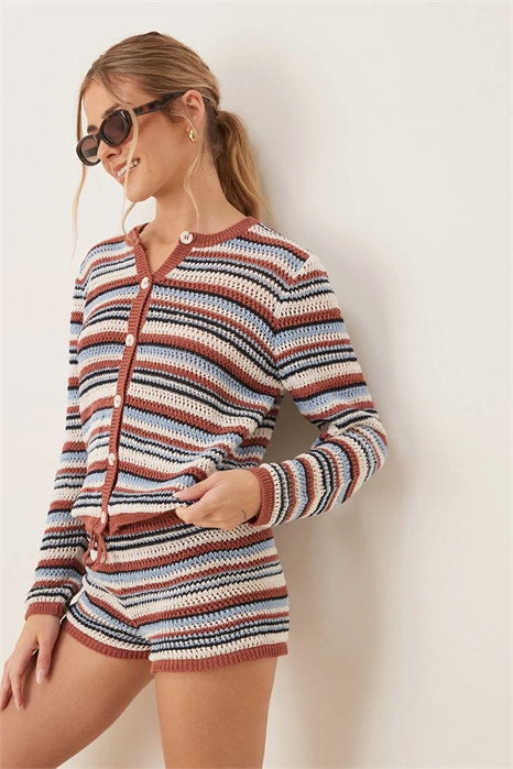 Вязаный кардиган co-ord артикул 147858304