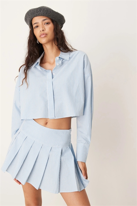 Идеальная рубашка из хлопка co-ord артикул 135353138