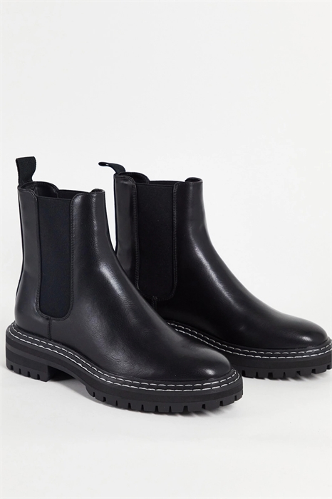 Ботинки «челси» с контрастной строчкой артикул 109863599