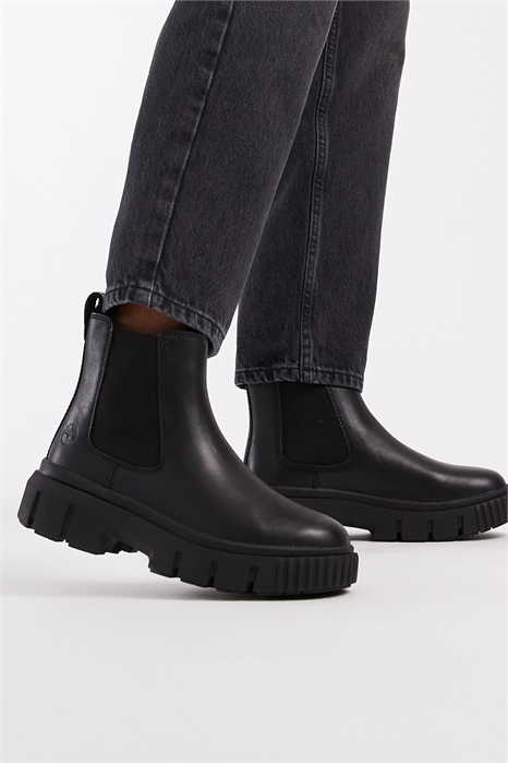 Ботинки «Челси» в сером цвете артикул 132400383