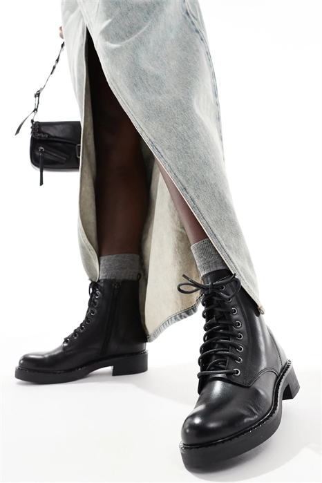 Кожаные ботинки выше щиколотки LANE BIKER артикул 133721547