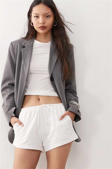 Мини-шорты из джерси артикул 146738819