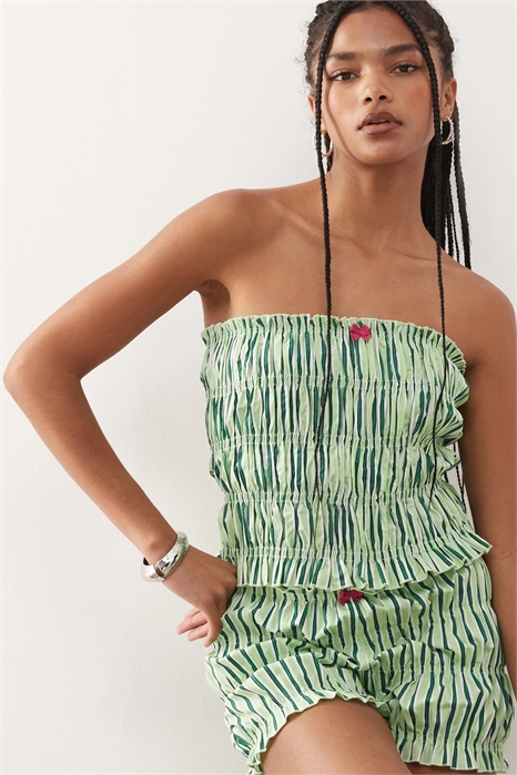 Топ-бандо с рюшами co-ord артикул 146737324