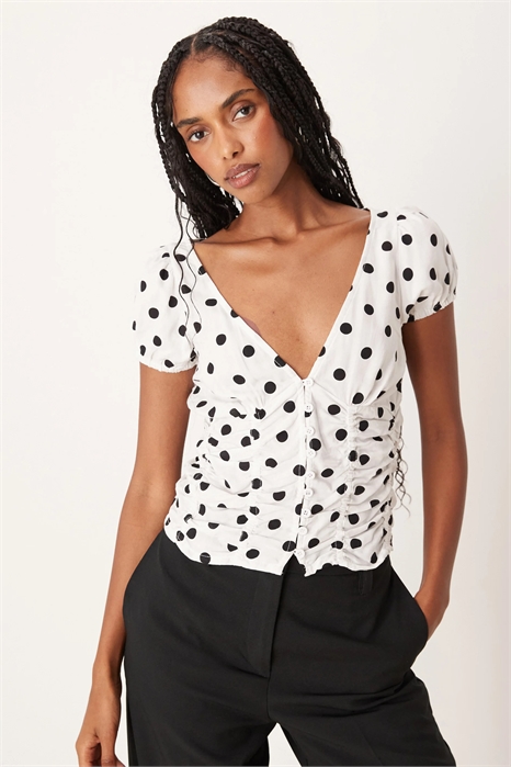 Топ-корсет Ilase в горошек артикул 149624815