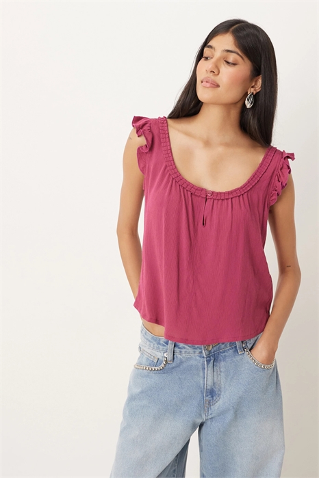 Топ Merisso с круглым вырезом и вырезом в форме «ключицы» артикул 149955600