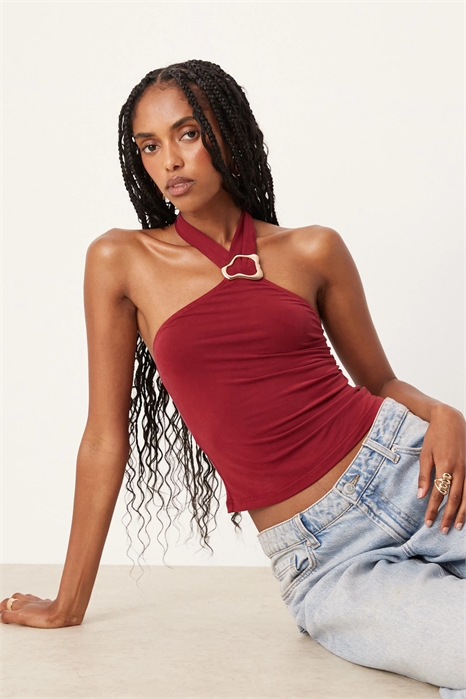 Топ с завязками на шее от Lorie артикул 149953282