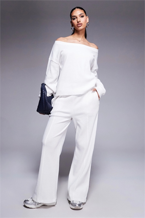 Джоггеры с вафельным узором от Weekend Collective co-ord артикул 142806152