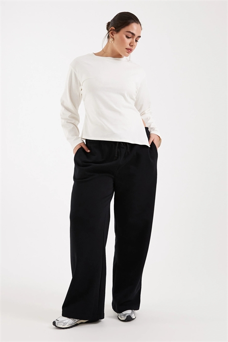 Джоггеры с прямыми брючинами и эффектом вымытого цвета артикул 149051646