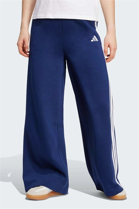 Широкие флисовые брюки Adidas с тремя полосками артикул 150799903