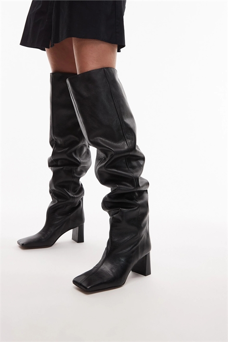 Ботинки Kane с квадратным носком и свободным кроем выше колена артикул 149824349
