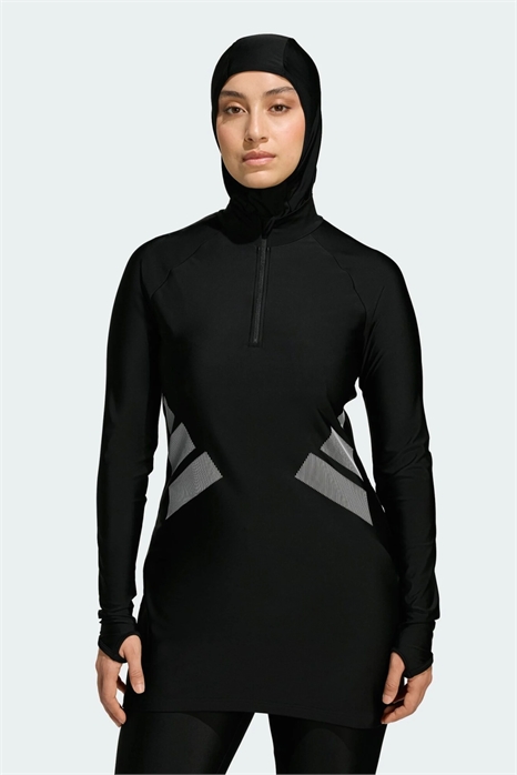 Скромная майка с длинным рукавом для плавания артикул 153897675