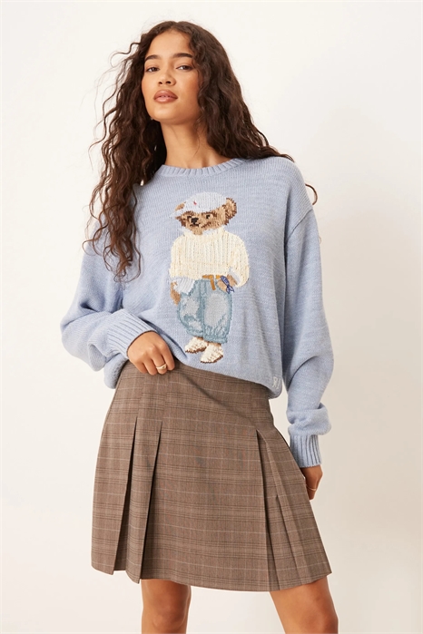 Мини-юбка в складку артикул 150200893