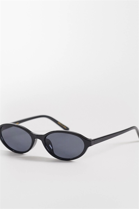 Узкие овальные солнцезащитные очки артикул 155672848
