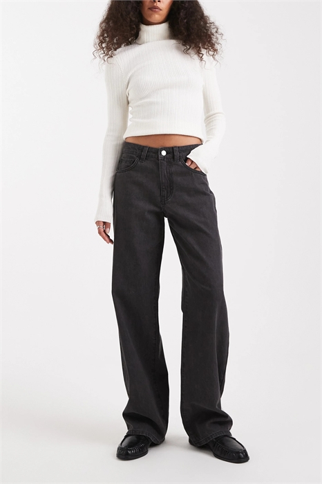 Джинсы Kirsa средней посадки с прямыми брючинами артикул 150747280