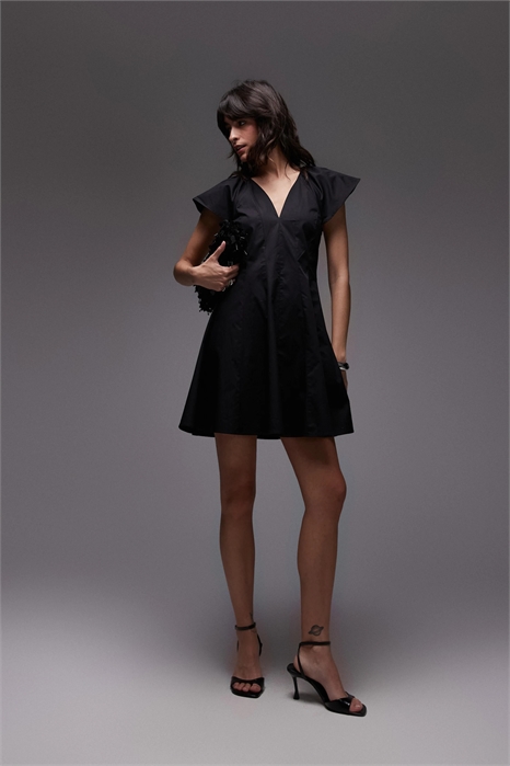 Мини-платье с облегающим корсетом артикул 147767628