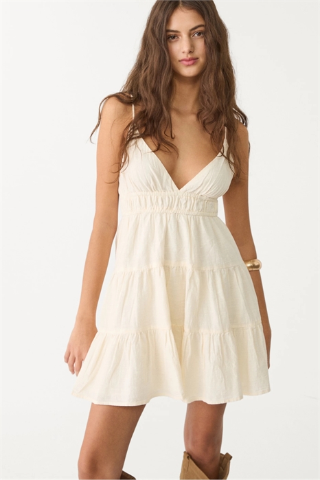 Мини-платье с завязками артикул 149275378