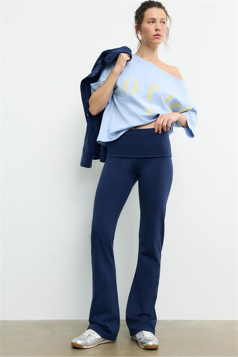 Леггинсы расклешенного кроя артикул 155649398