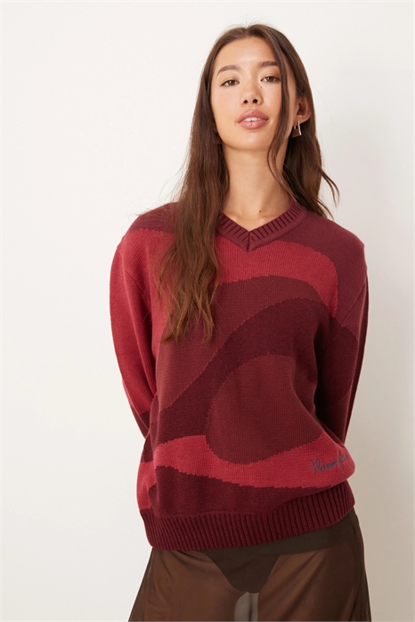 Свитер с ворсистым узором артикул 147590906