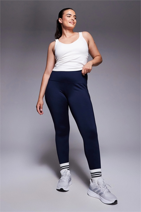 Леггинсы Curve Icon с высокой талией и выпуклой линией ягодиц, с внутренним карманом артикул 141825807