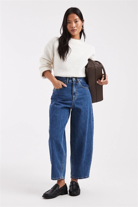 Джинсы Billie с высокой талией и расклешенными брючинами артикул 149660813