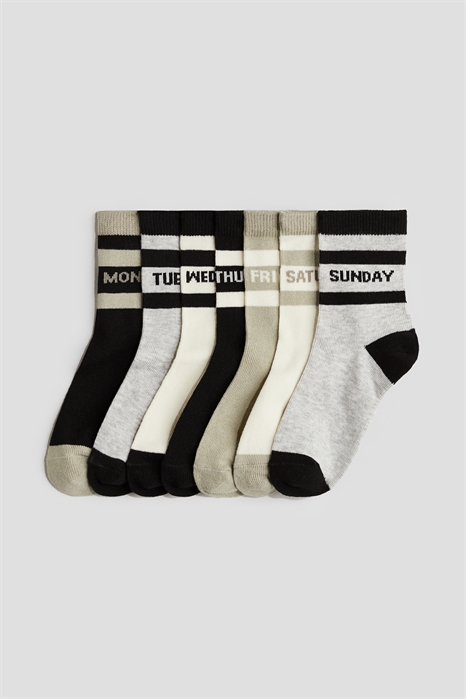 Высокие носки, набор 7 пар артикул 0487052091