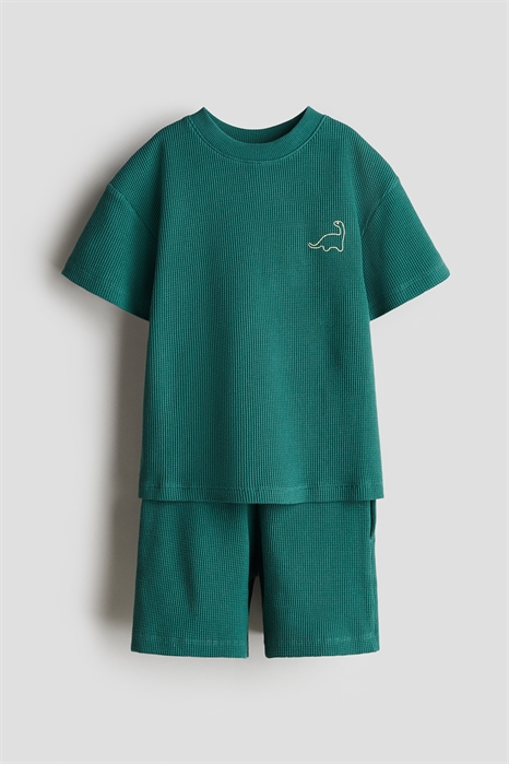 Комплект из 2 частей из вафельного хлопка артикул 1281882002