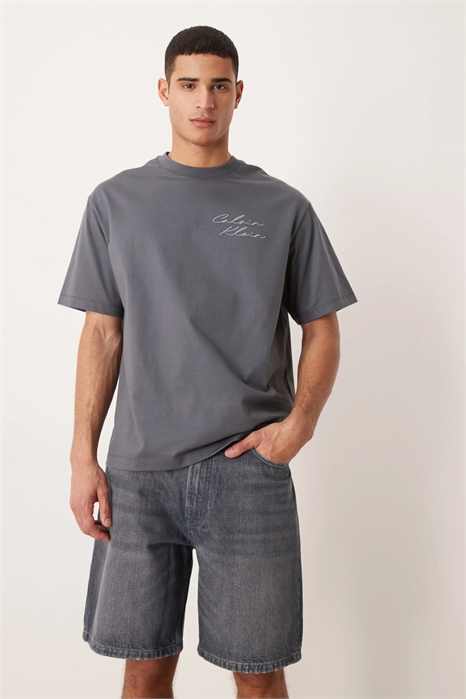 Джинсовые шорты свободного кроя в стиле 90-х артикул 154178651