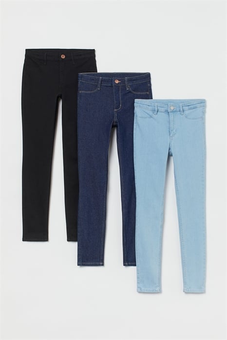 3 пары джинсов Skinny fit - Фото 9062456