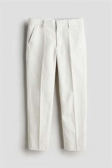 Костюмные брюки из фактурной ткани