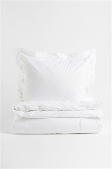 Хлопковое перкалевое постельное белье для односпальной кровати