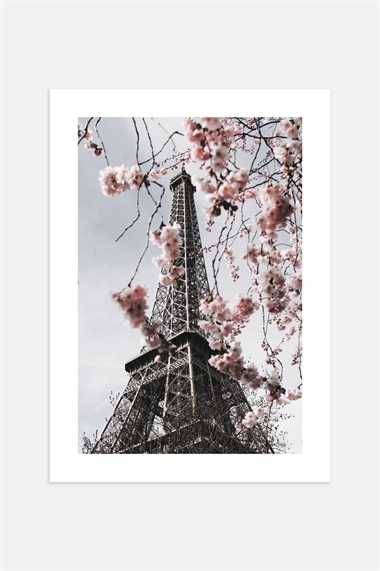 Постер Цветущая Эйфелева башня