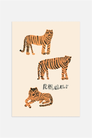 Плакат Рев тигра