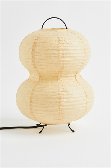 Настольная лампа из рисовой бумаги