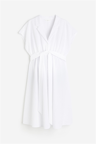 Платье-блузка MAMA с завязывающимся поясом