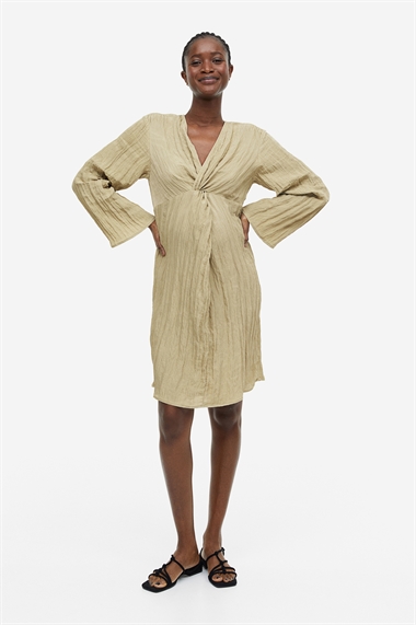 Платье MAMA из кринкл-ткани