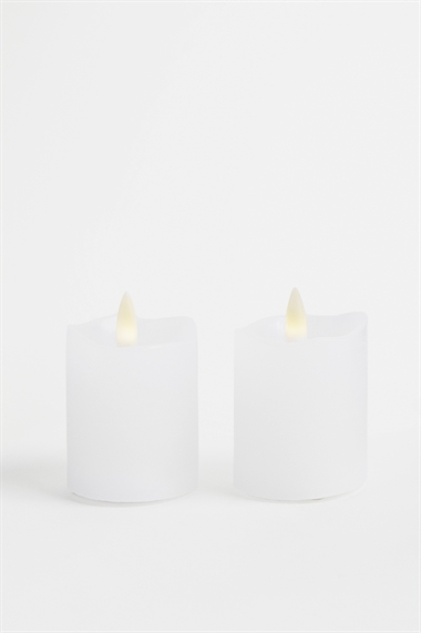 2 упаковки светодиодных свечей-столбиков