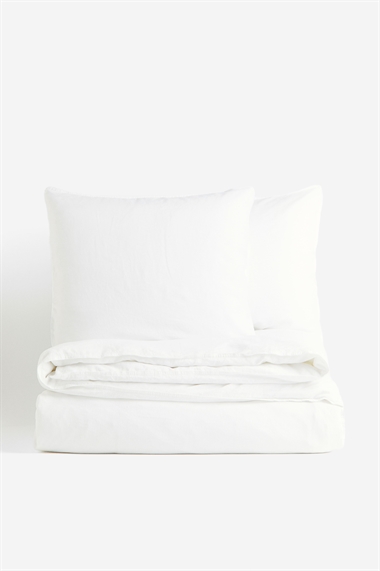 Постельное белье из смеси льна для двуспальной кровати/кровати размера king-size