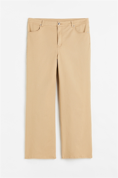 H&M+ Широкие брюки из саржи