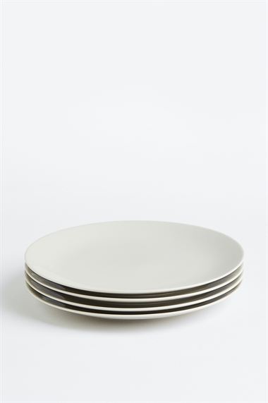 Фарфоровые тарелки, набор из 4 шт.