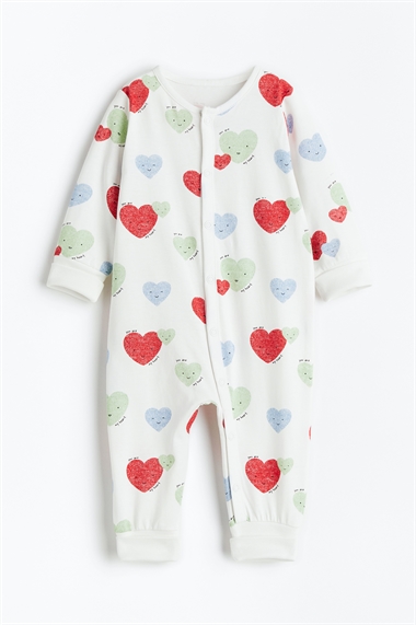 Пижама с отворачивающимися манжетами