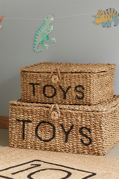 Ящик для игрушек с крышкой